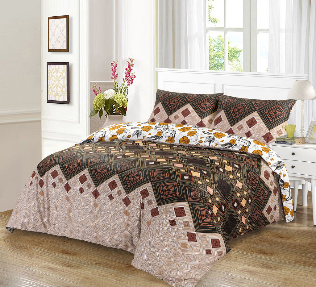 Reversible Printed Cotton Duvet Cover PREMIUM